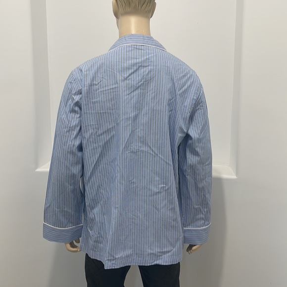 Joseph Abboud Button Up Pajama Shirt Blue And Sail Blue Wind Pants Size XL/36 - Picture 4 of 15